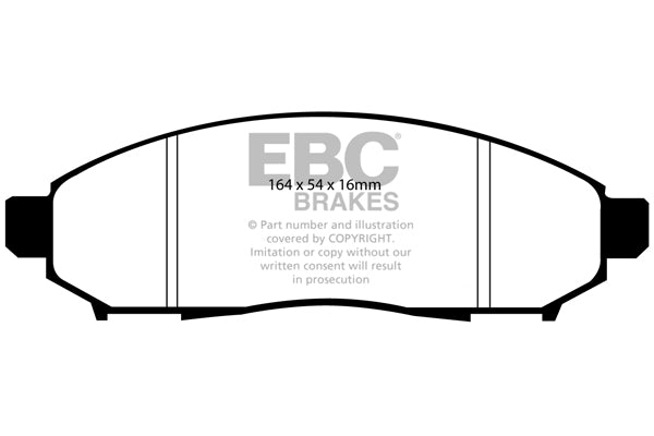 EBC Greenstuff Front Brake Pads - DP61747