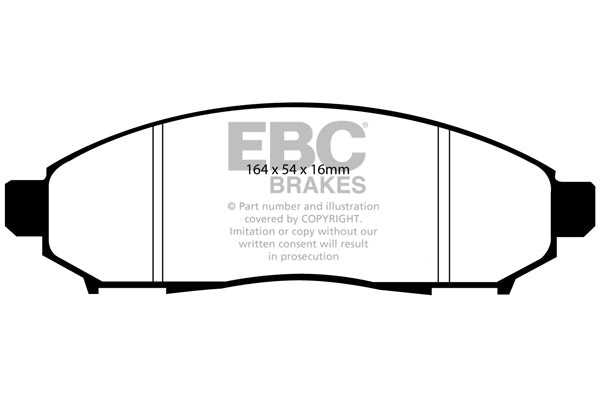 EBC Yellowstuff Front Brake Pads - DP41747R