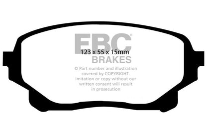 EBC Ultimax Front Brake Pads - DP1756