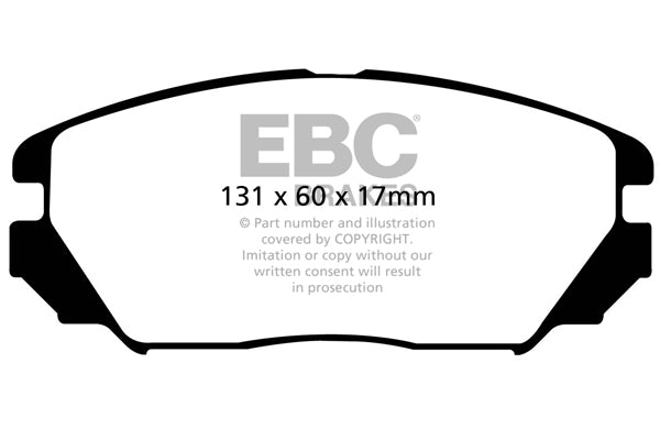 EBC Greenstuff Front Brake Pads - DP21757