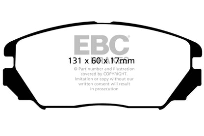 EBC Greenstuff Front Brake Pads - DP21757