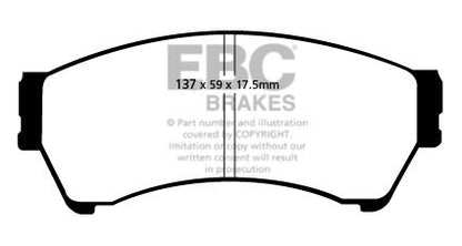 EBC Yellowstuff Front Brake Pads - DP41765/2R