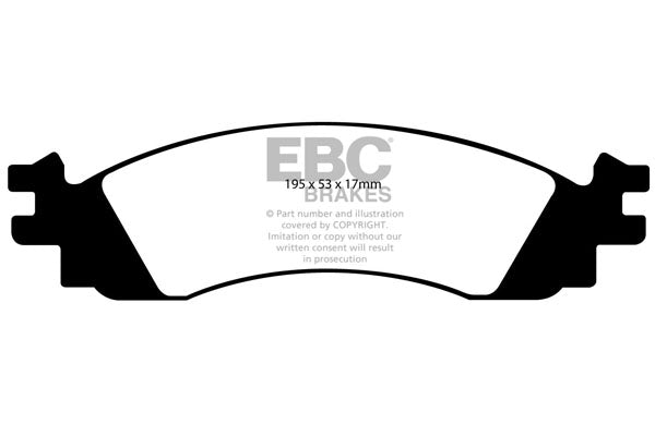 EBC Yellowstuff Front Brake Pads - DP41767R