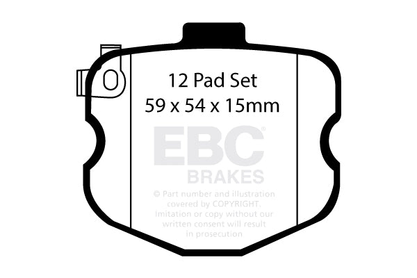 EBC Redstuff Front Brake Pads - DP31771/3C – ID-Workz