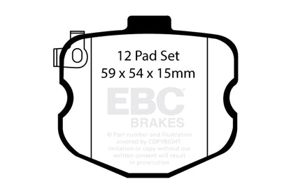 EBC Yellowstuff Front Brake Pads - DP41771/3R