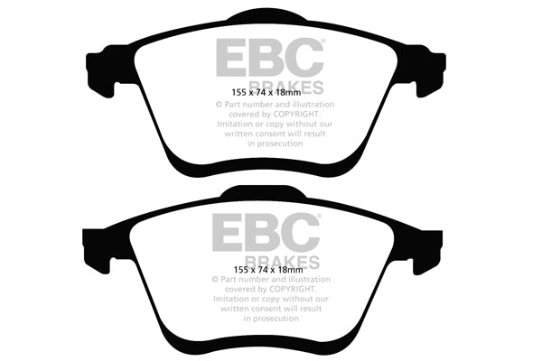 EBC Yellowstuff Front Brake Pads - DP41773R