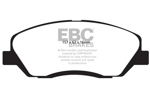 EBC Yellowstuff Front Brake Pads - DP41783R