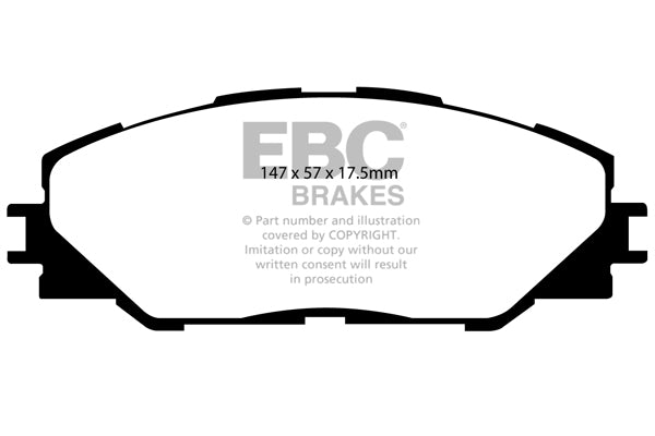 EBC Ultimax Front Brake Pads - DP1792