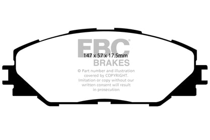 EBC Greenstuff Front Brake Pads - DP21792