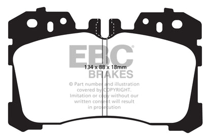EBC Yellowstuff Front Brake Pads - DP41811R