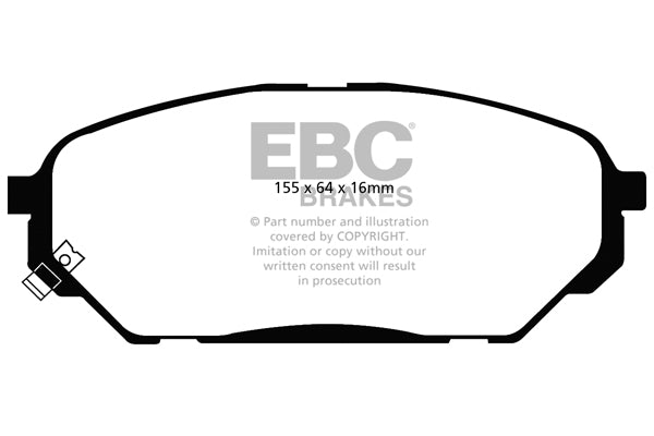 EBC Greenstuff Front Brake Pads - DP61813
