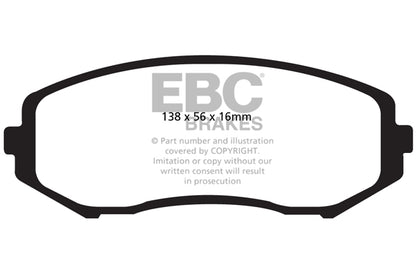 EBC Ultimax Front Brake Pads - DP1818