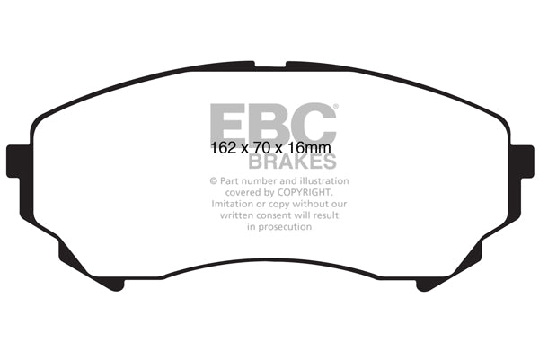 EBC Yellowstuff Front Brake Pads - DP41828R