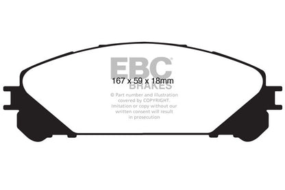 EBC Ultimax Front Brake Pads - DP1837