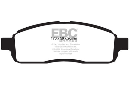 EBC Yellowstuff Front Brake Pads - DP41843R