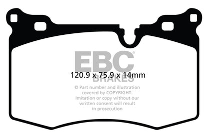 EBC Greenstuff Front Brake Pads - DP21854