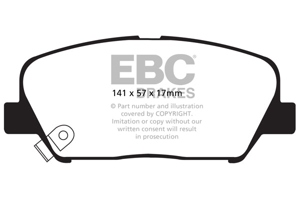 EBC Yellowstuff Front Brake Pads - DP41856R