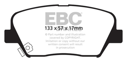 EBC Ultimax Front Brake Pads - DP1863