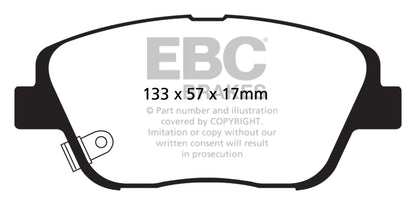 EBC Ultimax Front Brake Pads - DP1864