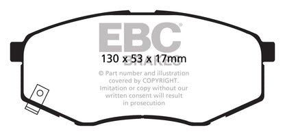 EBC Ultimax Front Brake Pads - DP1866