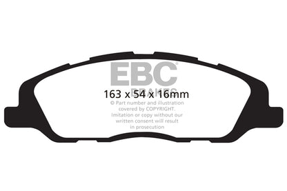 EBC Yellowstuff Front Brake Pads - DP41868R