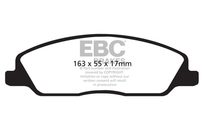 EBC Yellowstuff Front Brake Pads - DP41869R