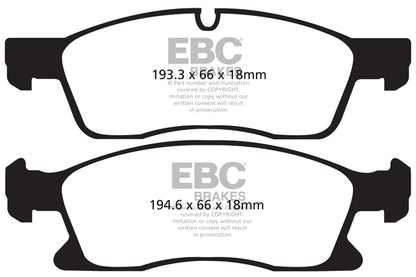 EBC Yellowstuff Front Brake Pads - DP41871R