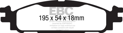 EBC Greenstuff Front Brake Pads - DP21873