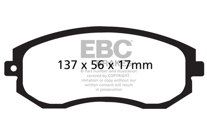 EBC Yellowstuff Front Brake Pads - DP41884R