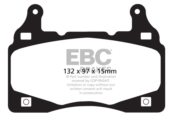EBC Yellowstuff Front Brake Pads - DP41895R
