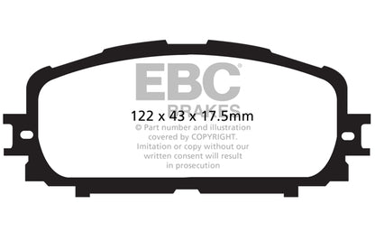 EBC Ultimax Front Brake Pads - DP1897