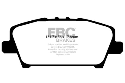EBC Yellowstuff Front Brake Pads - DP41901R