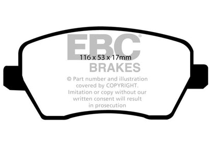 EBC Ultimax Front Brake Pads - DP1903