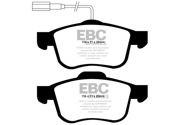 EBC Yellowstuff Front Brake Pads - DP41904R
