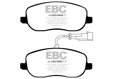 EBC Ultimax Front Brake Pads - DP1906