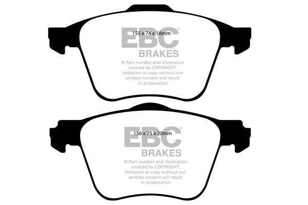 EBC Redstuff Front Brake Pads - DP31914C