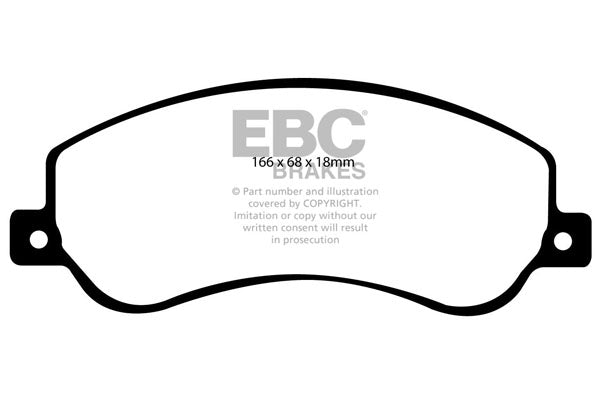 EBC Ultimax Front Brake Pads - DP1917