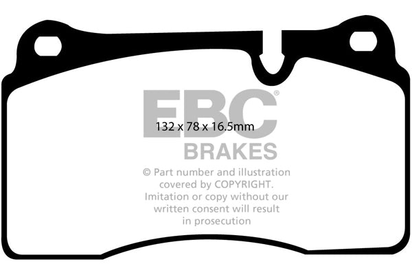 EBC Yellowstuff Front Brake Pads - DP41922R