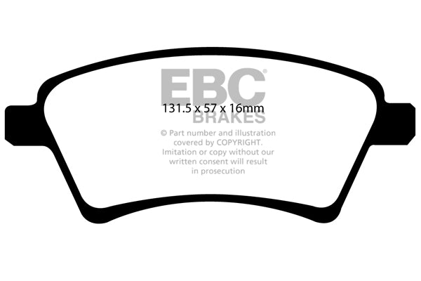 EBC Ultimax Front Brake Pads - DP1925