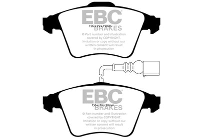 EBC Yellowstuff Front Brake Pads - DP41935R