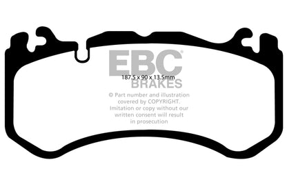 EBC Yellowstuff Front Brake Pads - DP41939R