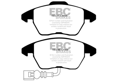 EBC Yellowstuff Front Brake Pads - DP41945R