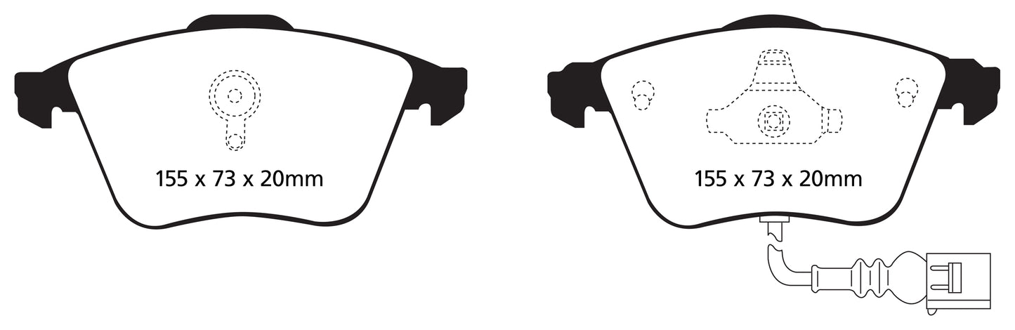 EBC Ultimax Front Brake Pads - DP1946