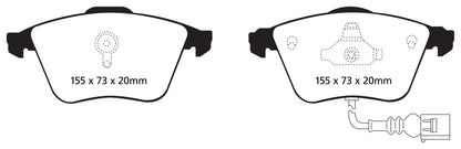 EBC Yellowstuff Front Brake Pads - DP41946R