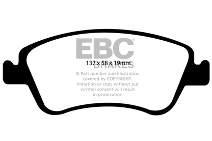 EBC Ultimax Front Brake Pads - DP1948