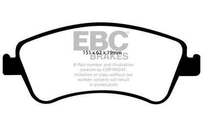EBC Ultimax Front Brake Pads - DP1950