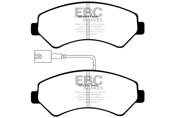 EBC Ultimax Front Brake Pads - DP1969