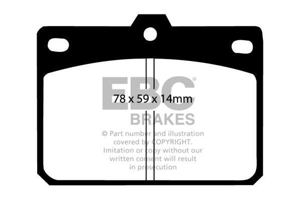 EBC Ultimax Front Brake Pads - DP196