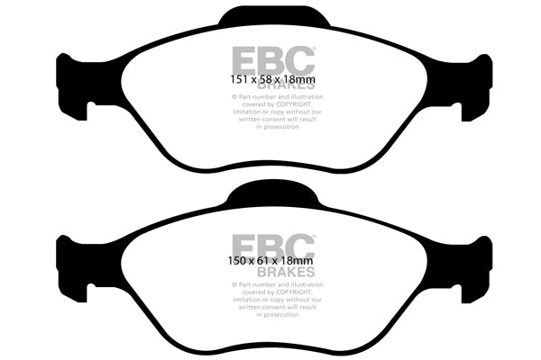 EBC Ultimax Front Brake Pads - DP1972