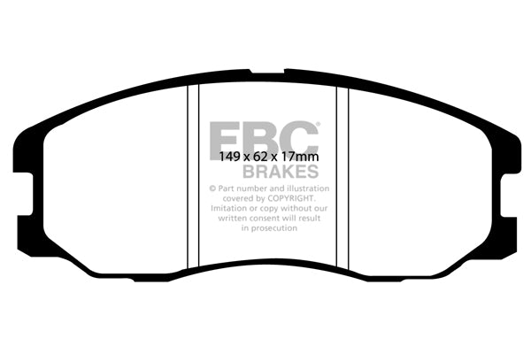 EBC Greenstuff Front Brake Pads - DP61975